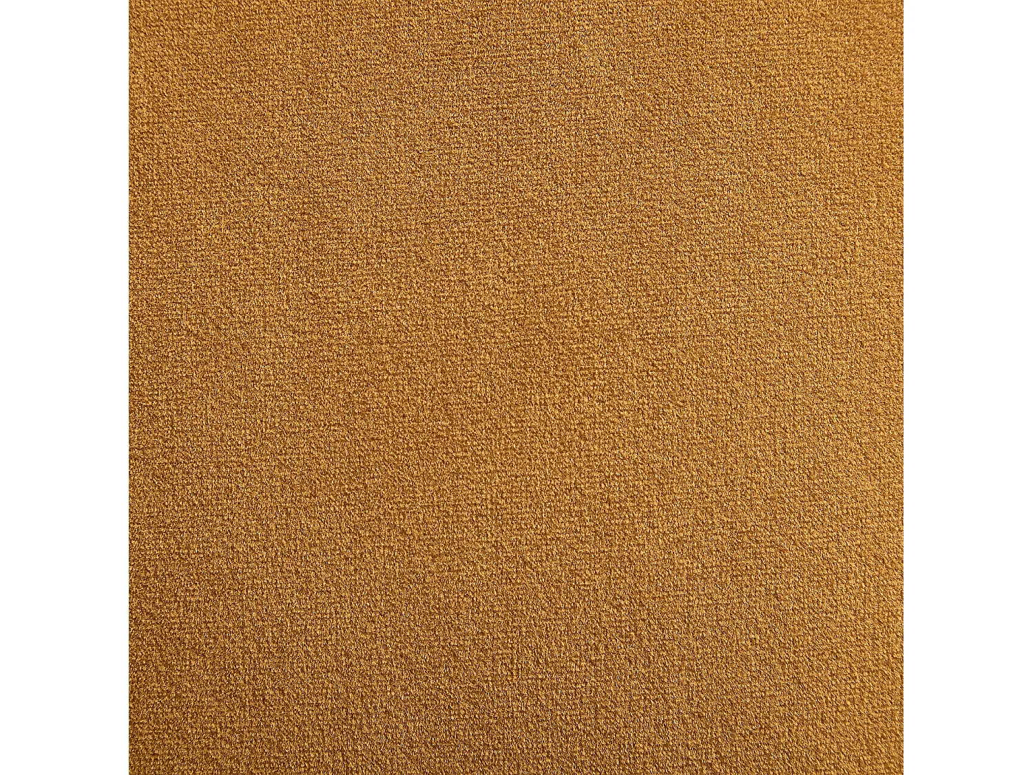 Habitat - Fauteuil pivotant matelassé en tissu et métal chromé  - Miel - Andrew