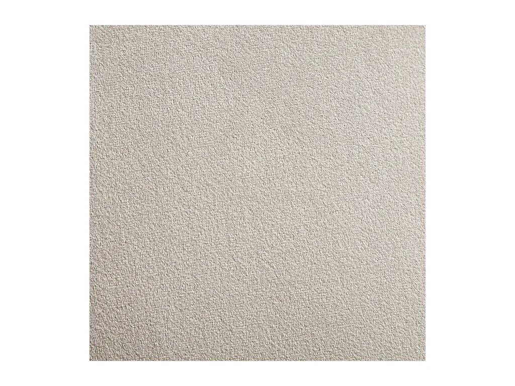 Habitat - Fauteuil pivotant matelassé en tissu et métal chromé  - Crème - Andrew