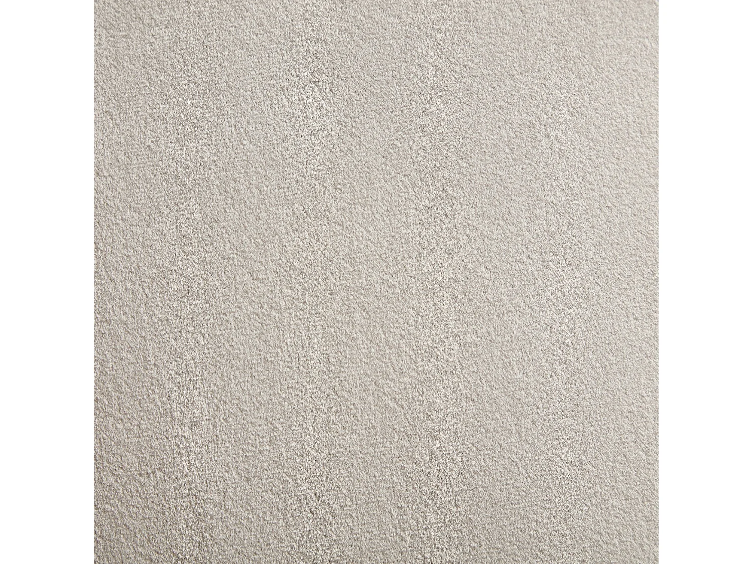 Habitat - Fauteuil pivotant matelassé en tissu et métal chromé  - Crème - Andrew