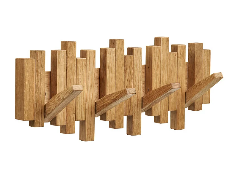 Tove Wandgarderobe 4 Haken Eiche.