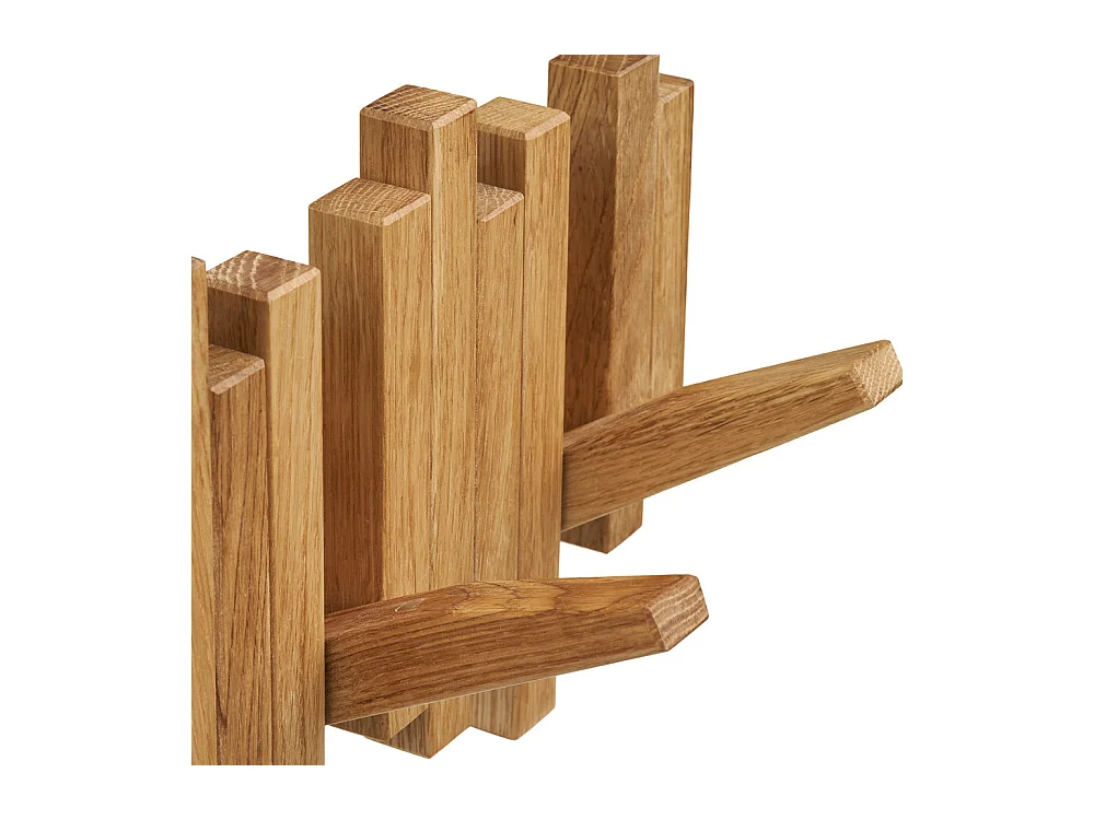 Tove Wandgarderobe 4 Haken Eiche.
