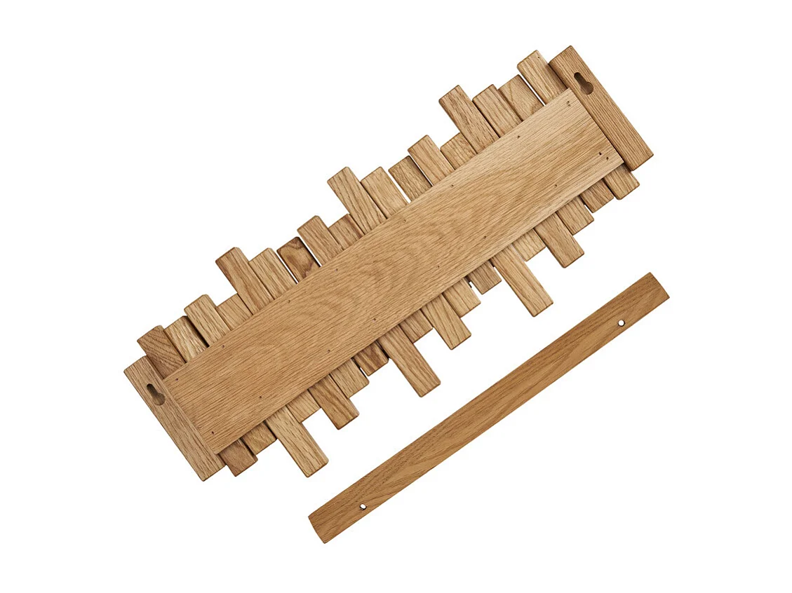 Caltra - Porte-manteaux en bois L40cm - Bois clair