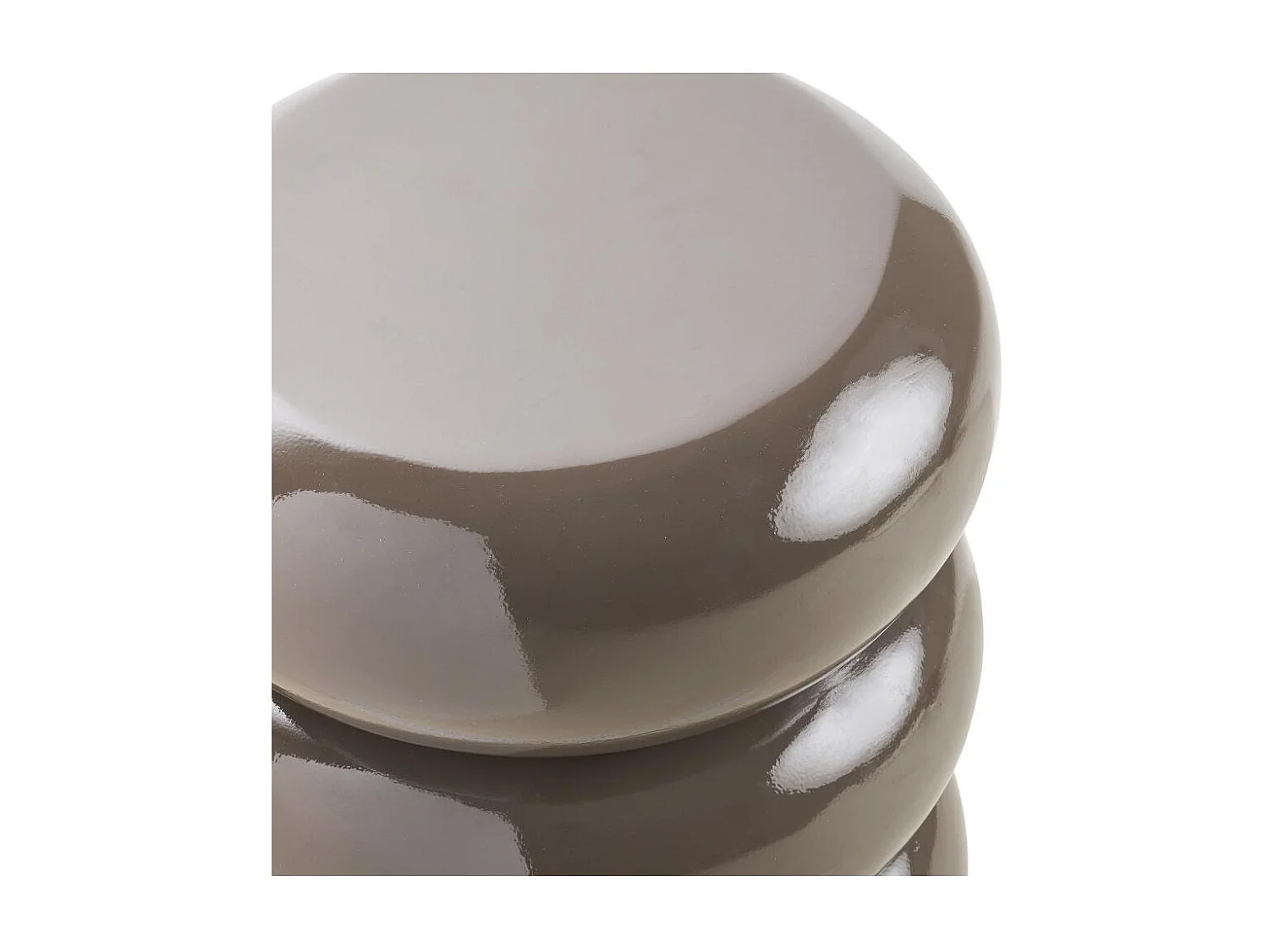 Iben salontafel hoektafel Ø35,5cm bruin.