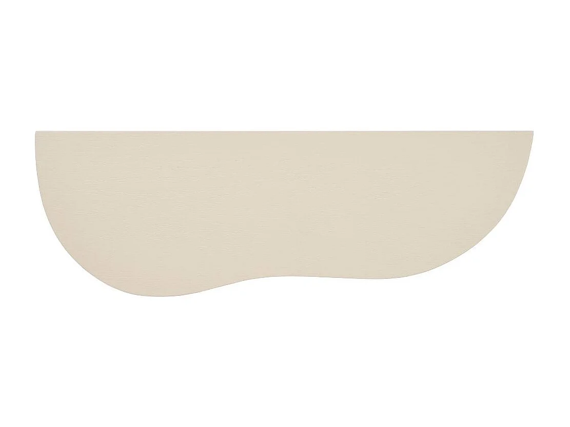 Nia étagère murale, porte‑tasses 1 tablette beige.
