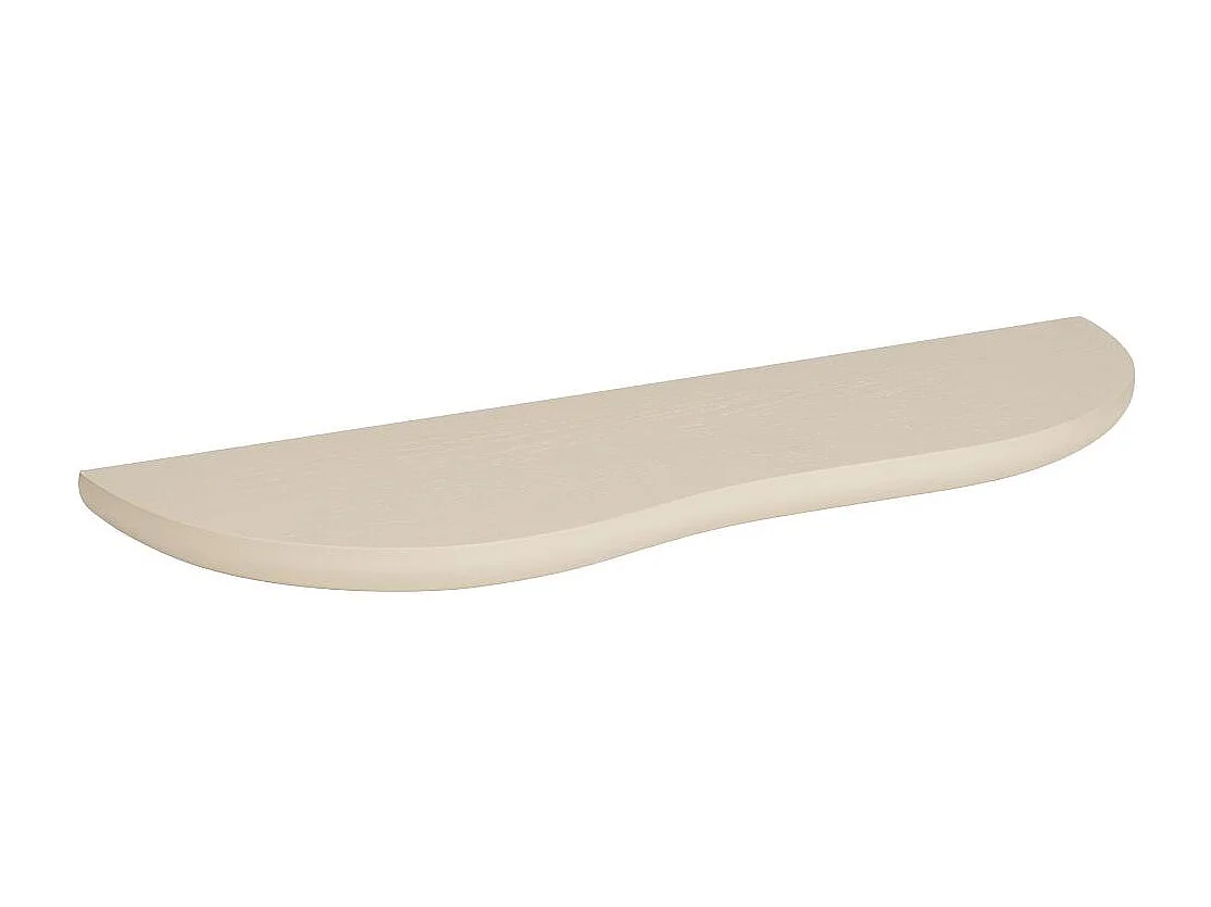 Nia étagère murale, porte‑tasses 1 tablette beige.