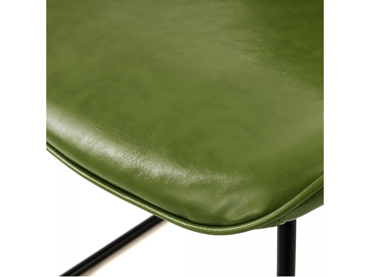 Chaise semi artisanal LOT DE 2 ATA 64,5x49,5x81 vert