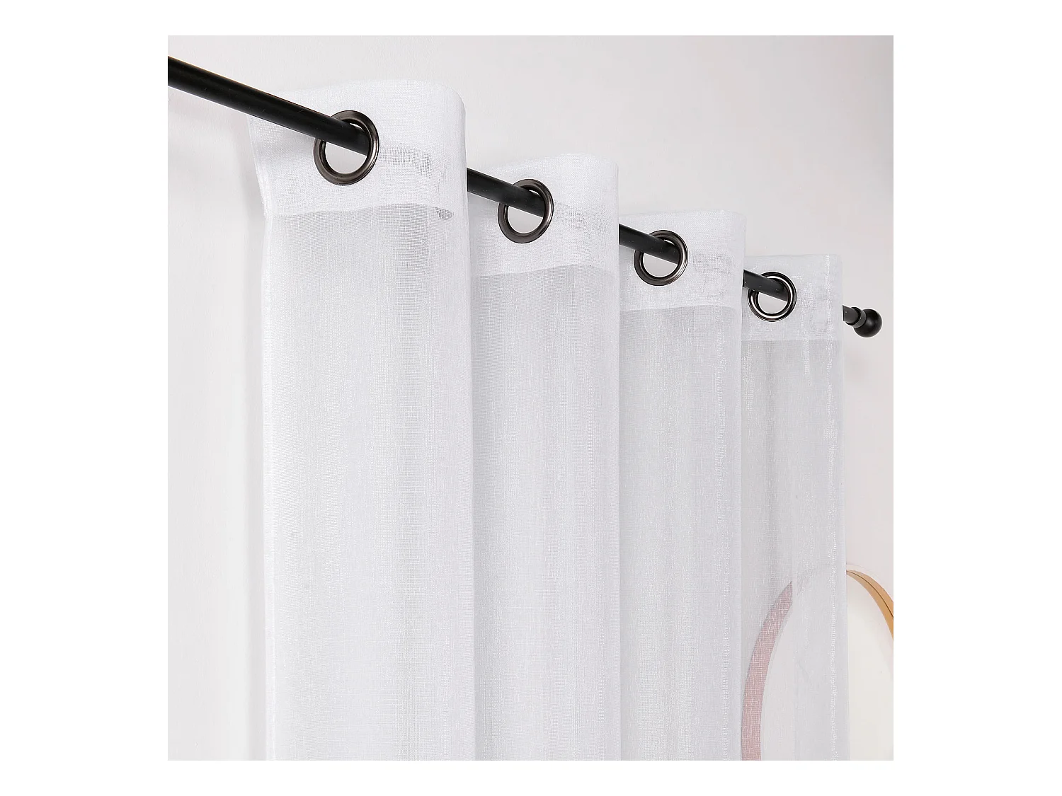 Visillo con un aspecto brillante