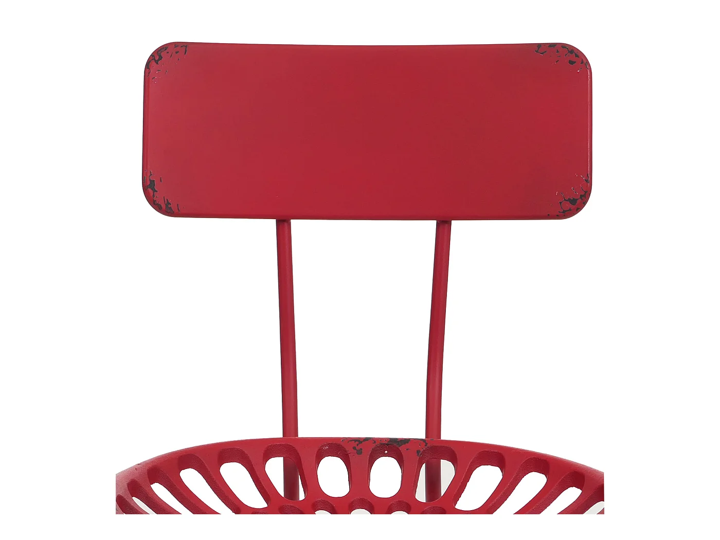 Tabouret de bar MCW-N26,  rouge