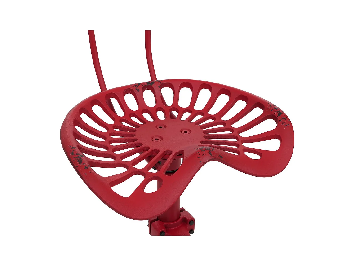 Tabouret de bar MCW-N26,  rouge