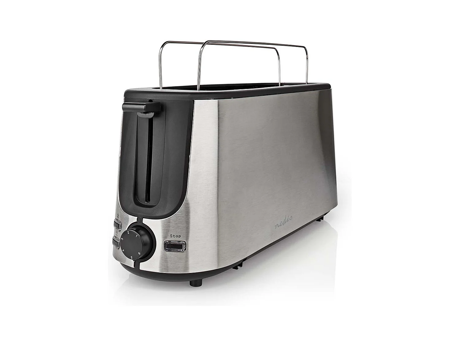 Nedis Grille pain 1 fente 1000w gris - KABT310EAL