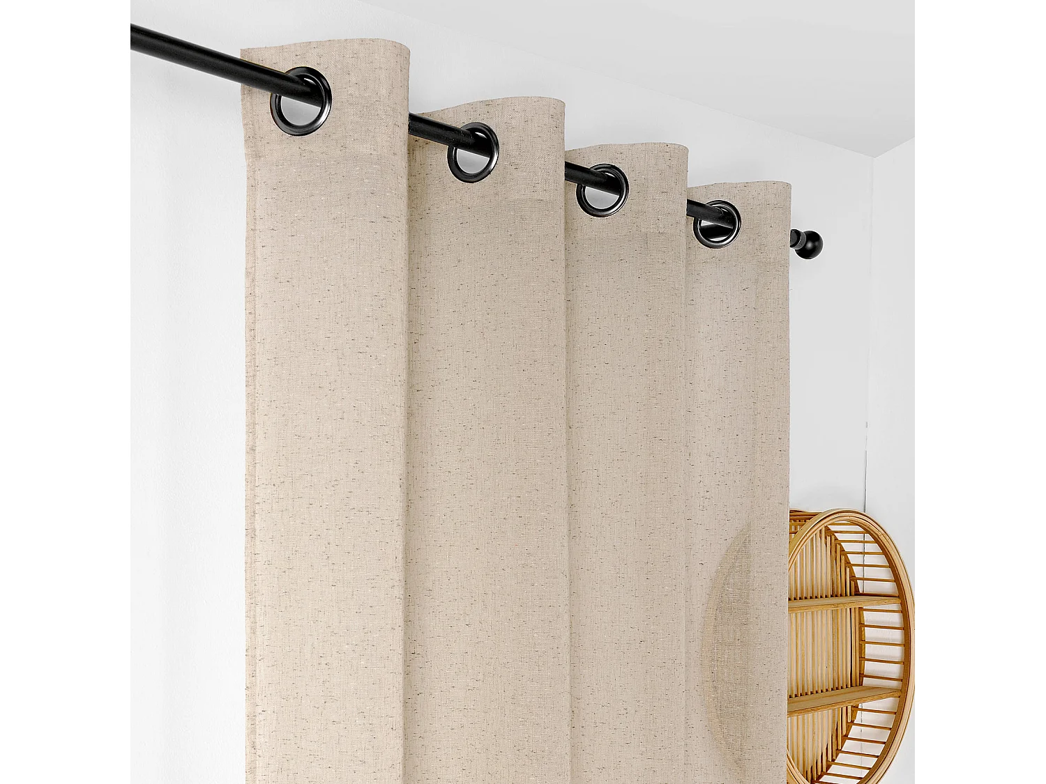 Cortina con efecto moteado