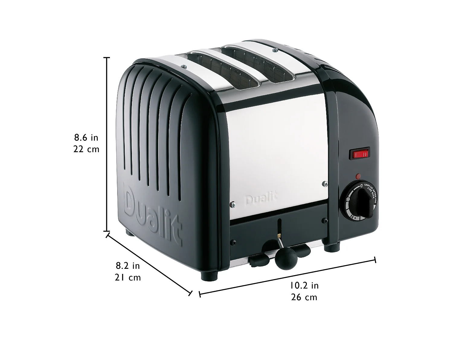 Dualit Grille-pain 2 fentes 1200w noir - 20250