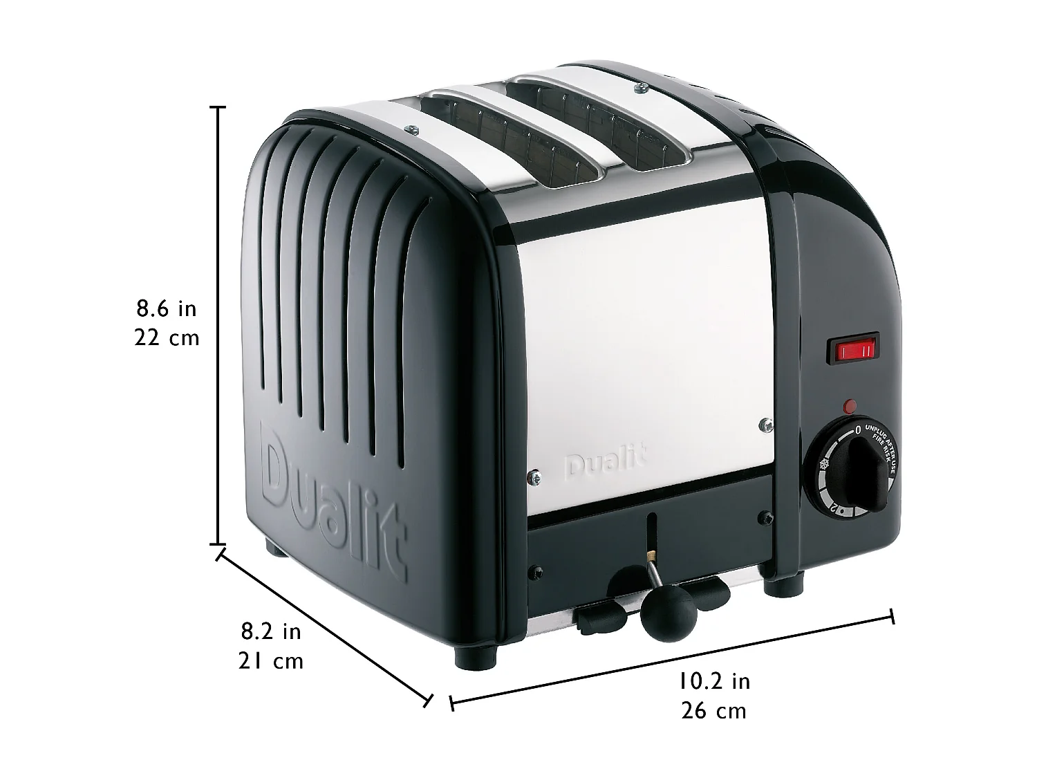Dualit Grille-pain 2 fentes 1200w noir - 20250