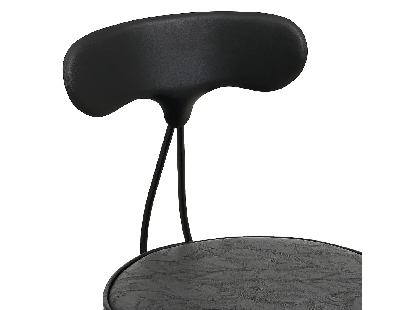 Stołki barowe MCW-O84 (zestaw 2 szt.),  czarny