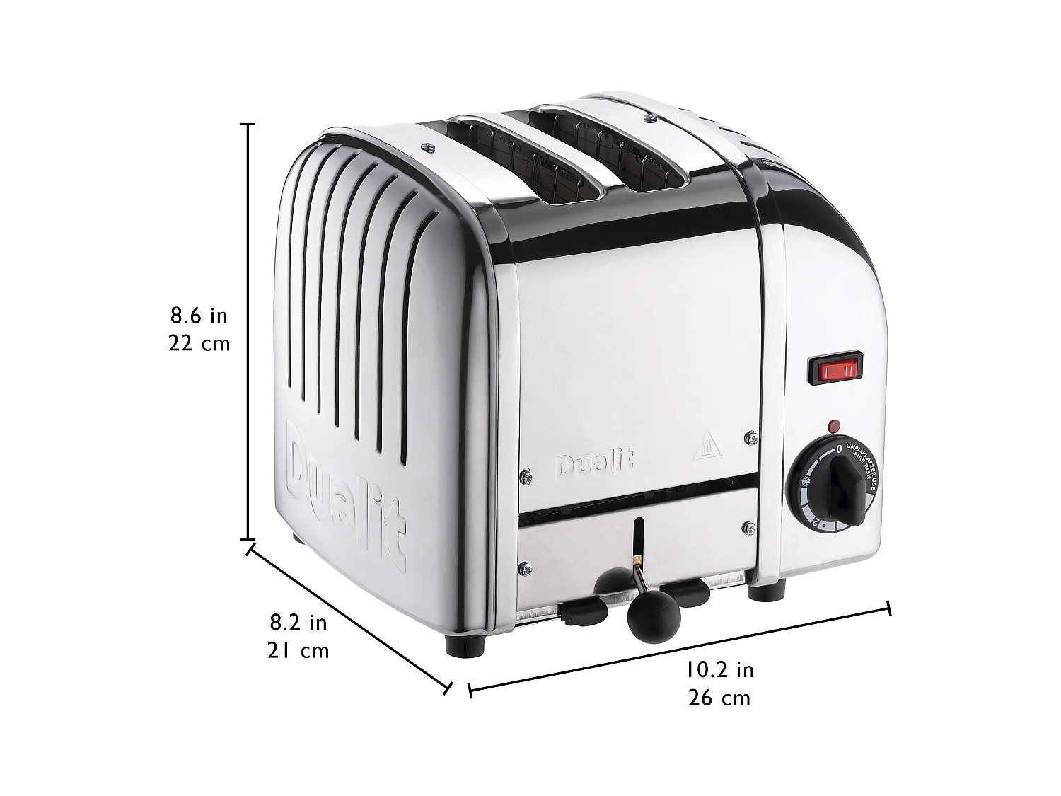 Dualit Grille-pain 2 fentes 1200w inox - 20258
