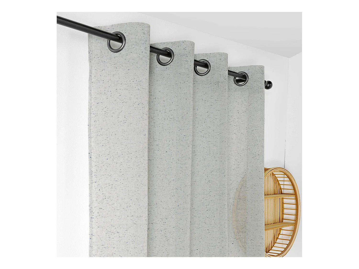 Cortina con efecto moteado