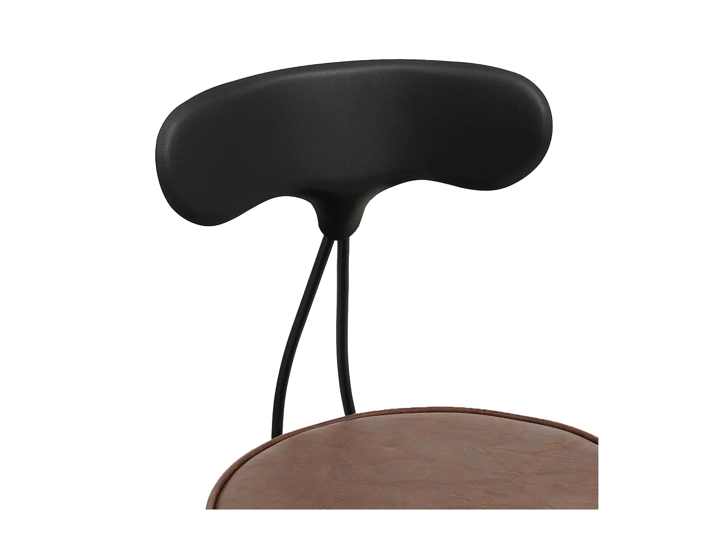 Barhocker MCW-O84 (2er-Set), Braun