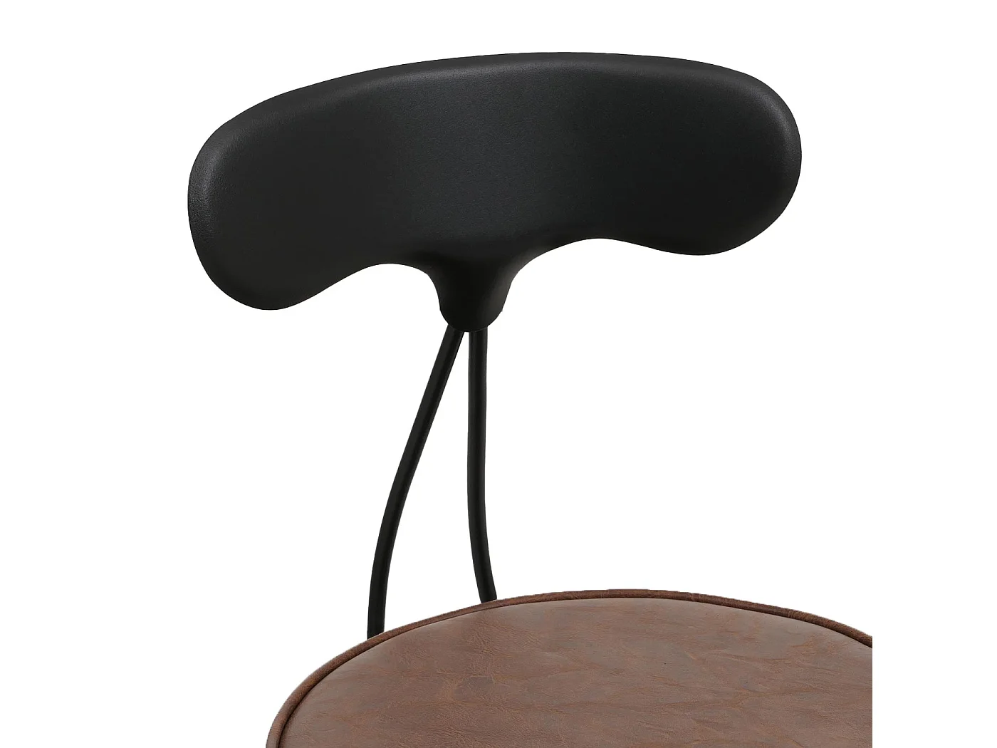 Stołki barowe MCW-O84 (zestaw 2 szt.),  brązowy