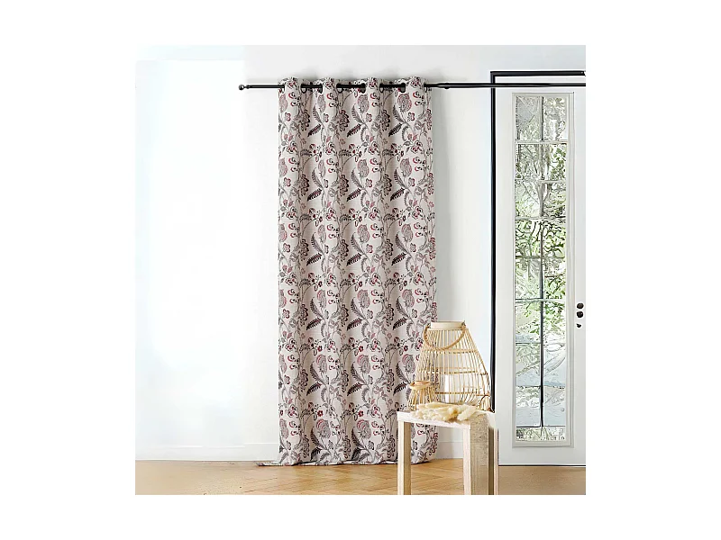 Cortina tamizante con estilo étnico