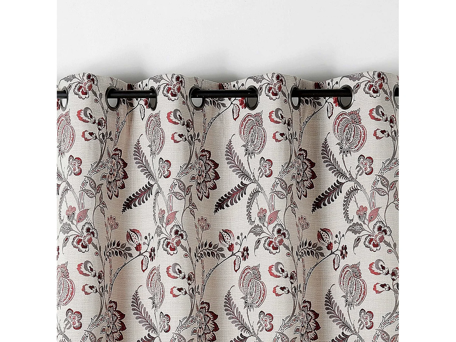 Cortina tamizante con estilo étnico