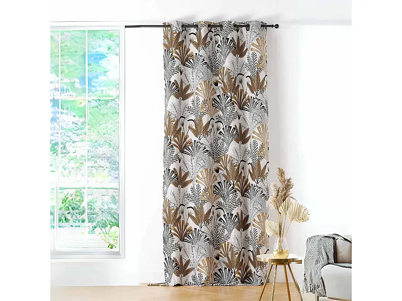 Cortina translúcida de estilo egipcio