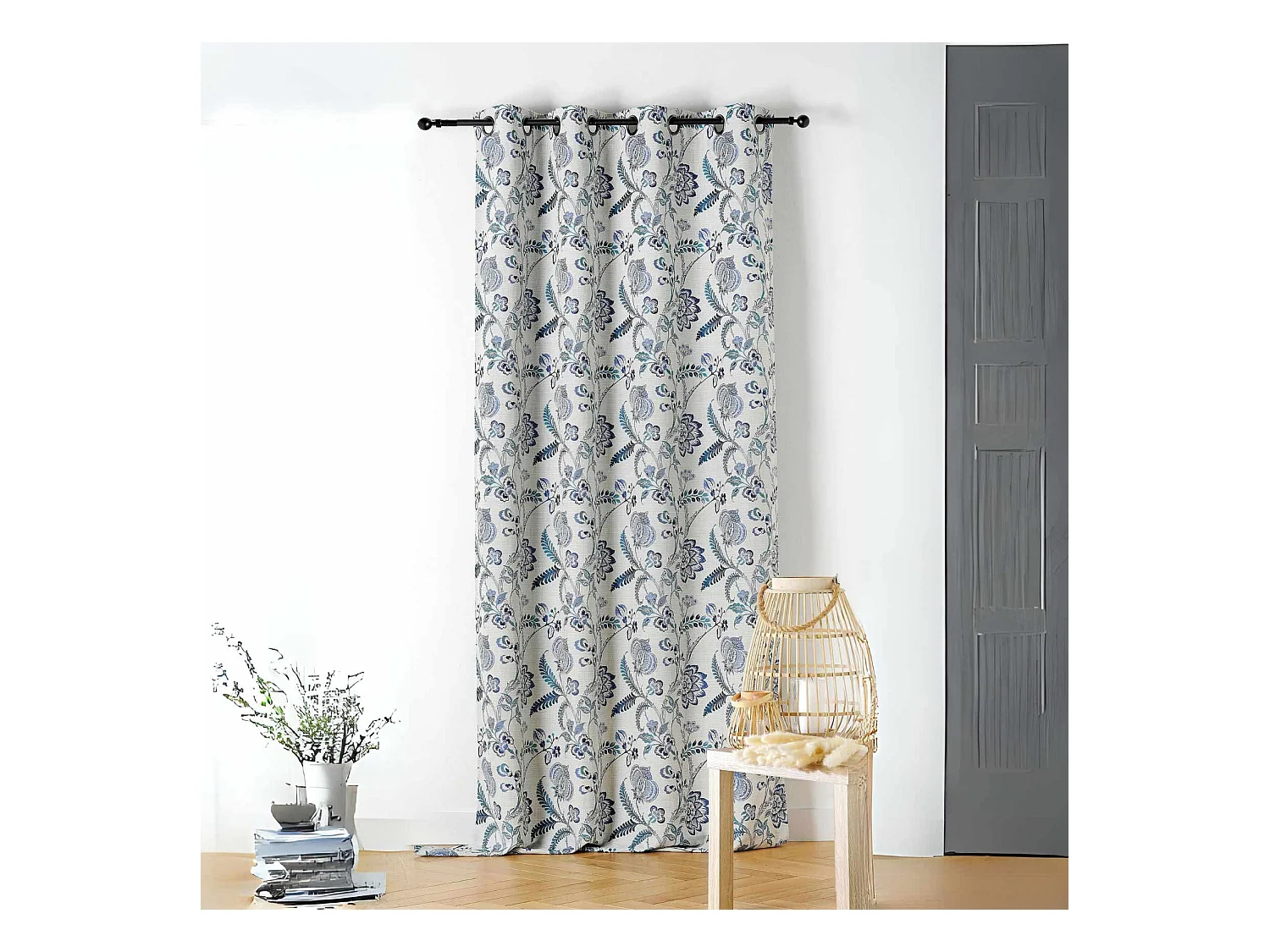 Cortina tamizante con estilo étnico