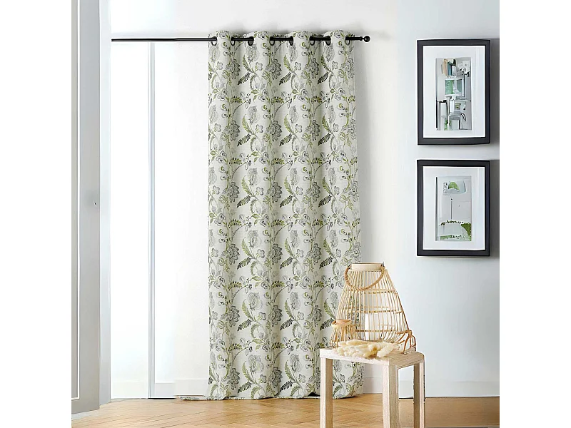 Cortina tamizante con estilo étnico