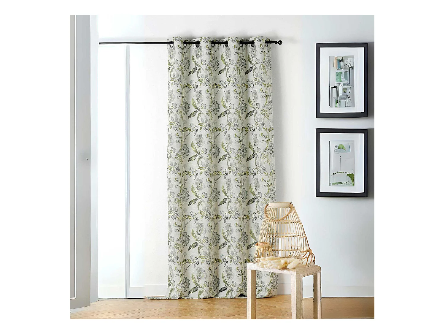 Cortina tamizante con estilo étnico