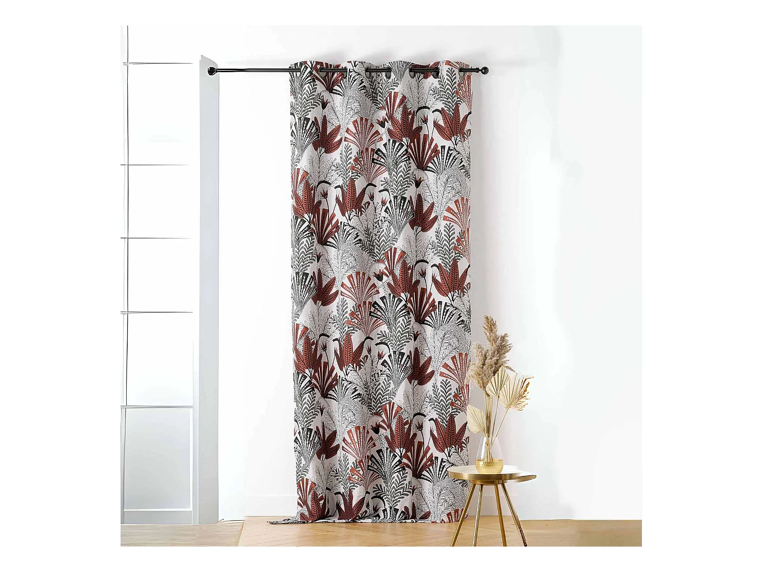 Cortina translúcida de estilo egipcio