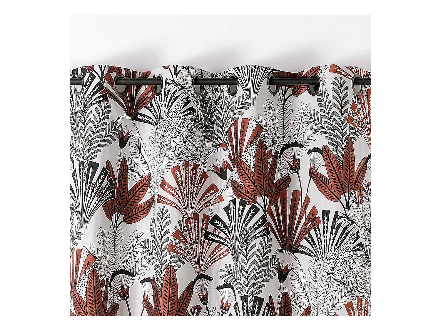 Cortina translúcida de estilo egipcio