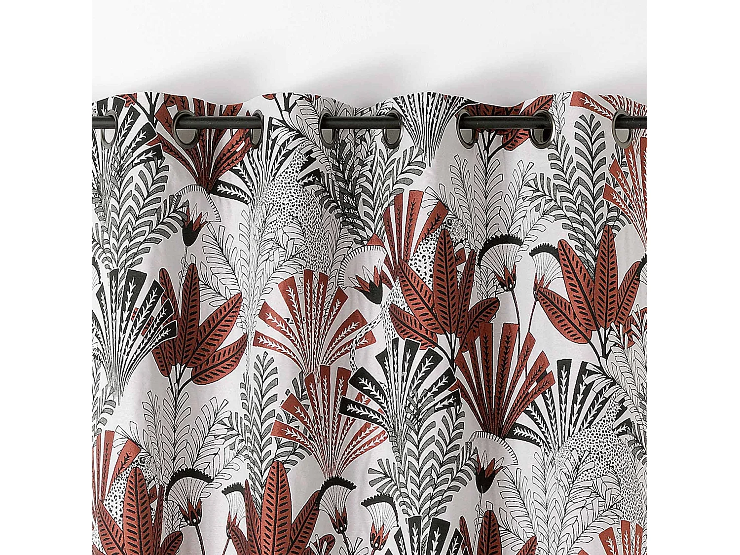 Cortina translúcida de estilo egipcio