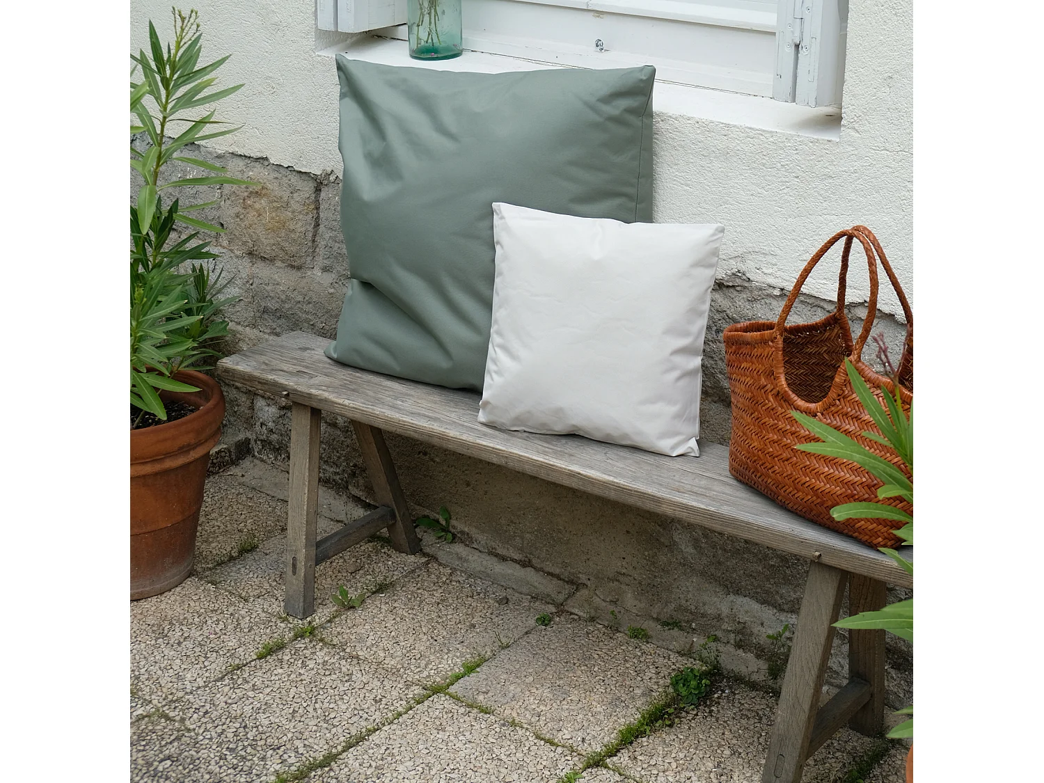 Coussin extérieur imperméable et déhoussable
