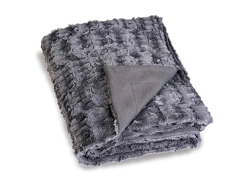 Plaid avec Imitation Fourrure