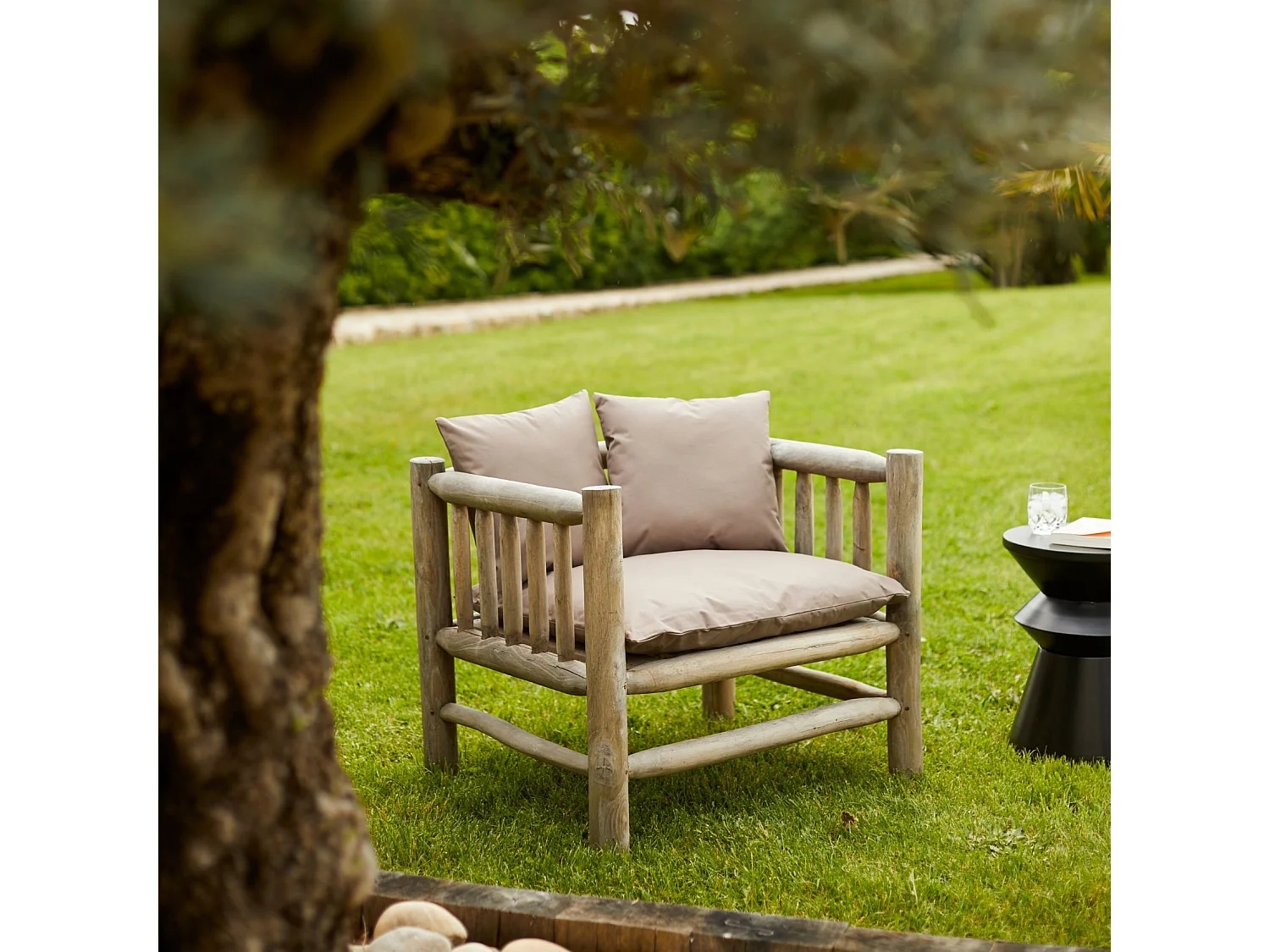 Coussin extérieur imperméable et déhoussable