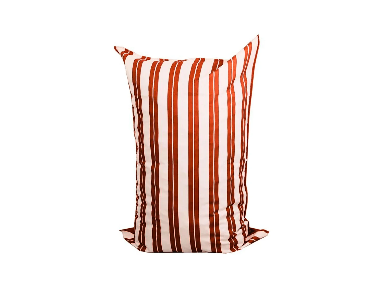 Pouf extérieur XXL à rayures