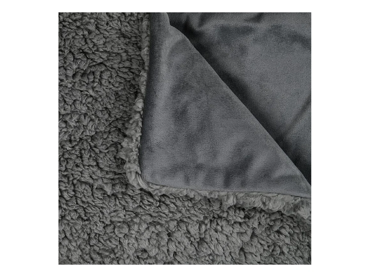 Plaid moelleux fausse fourrure