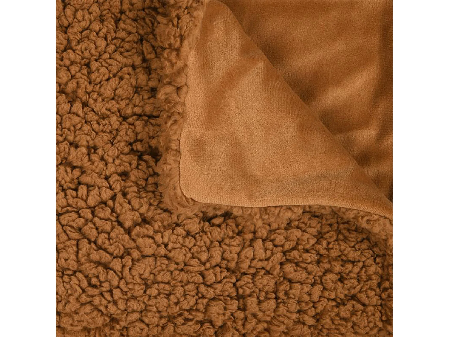 Plaid moelleux fausse fourrure