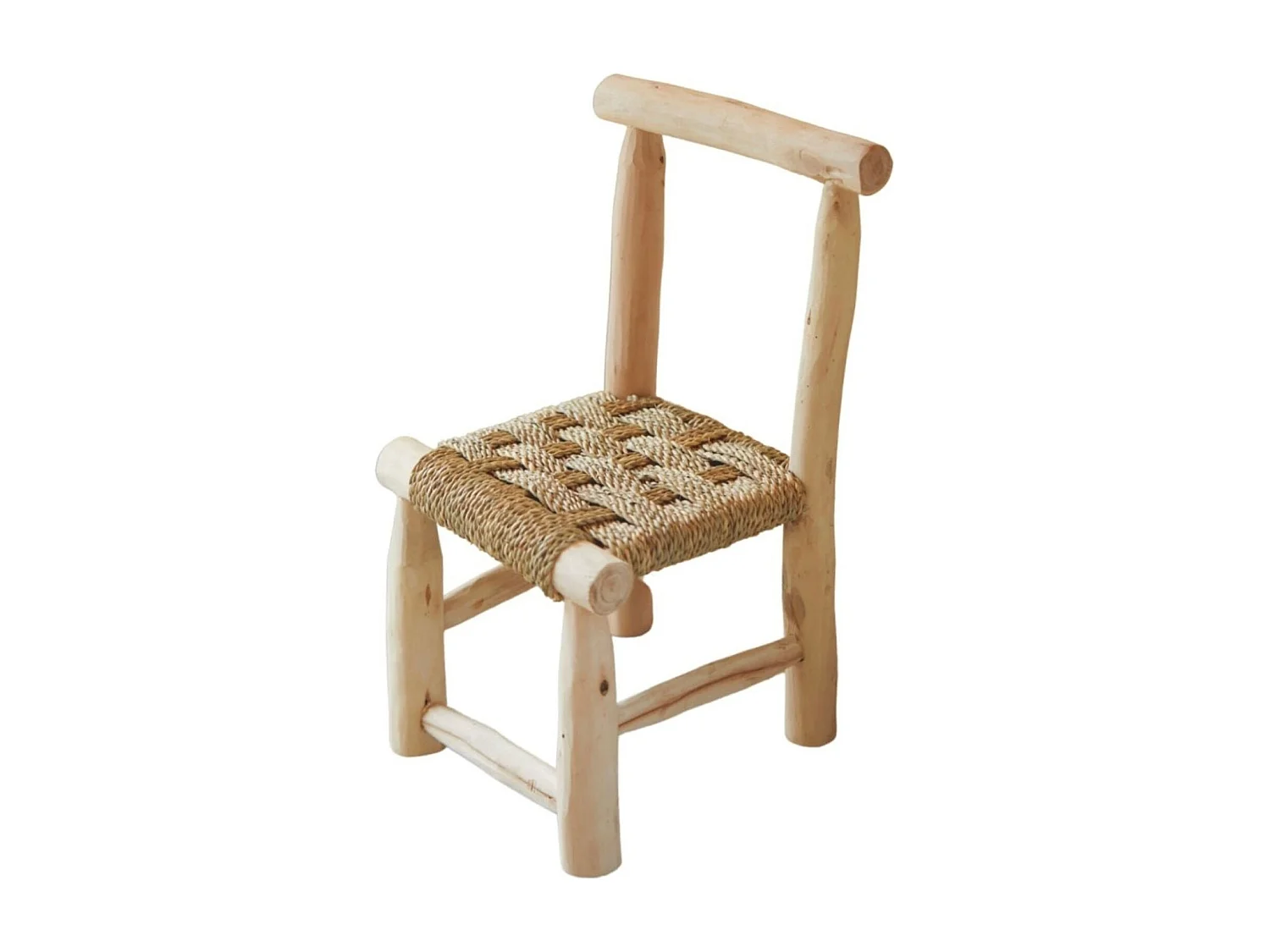 Chaise enfant bois Japandi