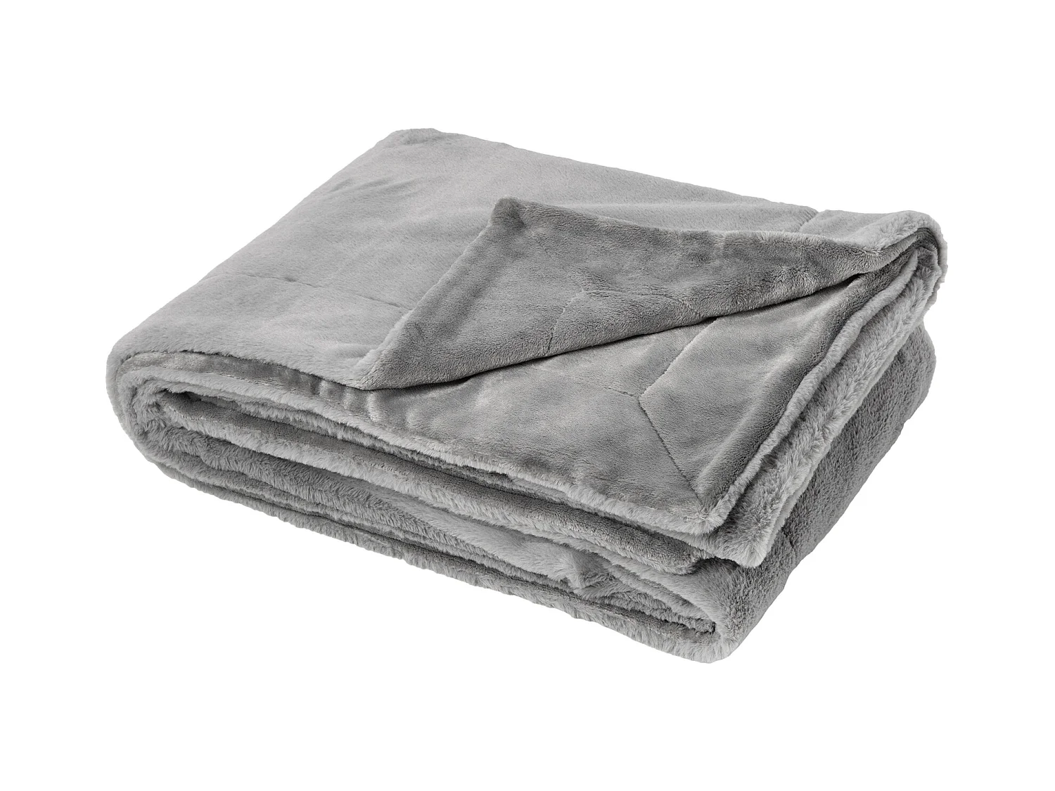 Plaid Double Face Imitation Fourrure et Polaire