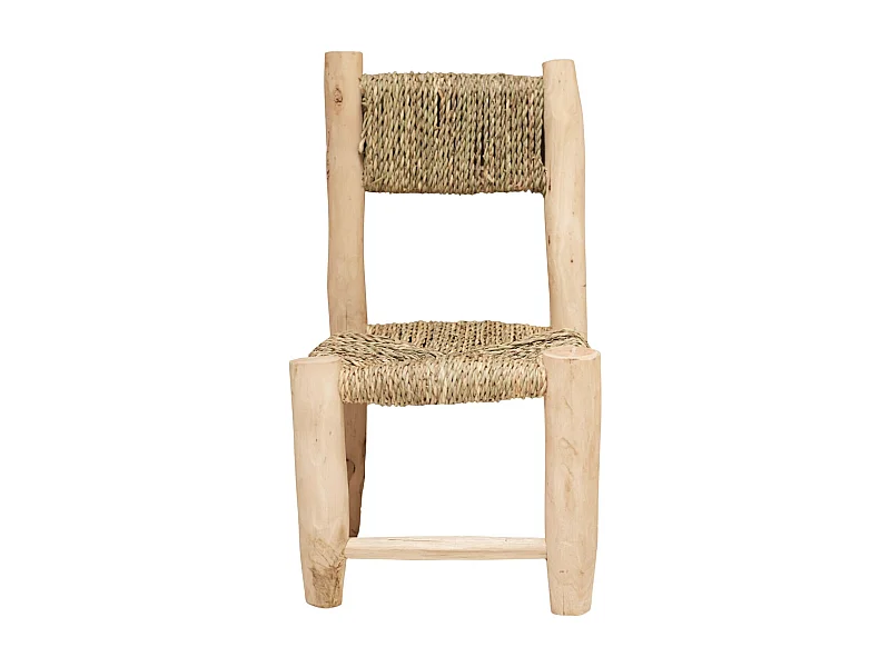 Chaise enfant bois de laurier et doum