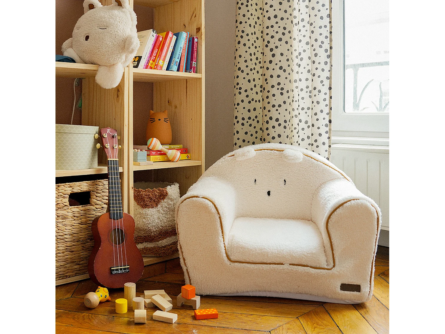 Sillón infantil osito convertible