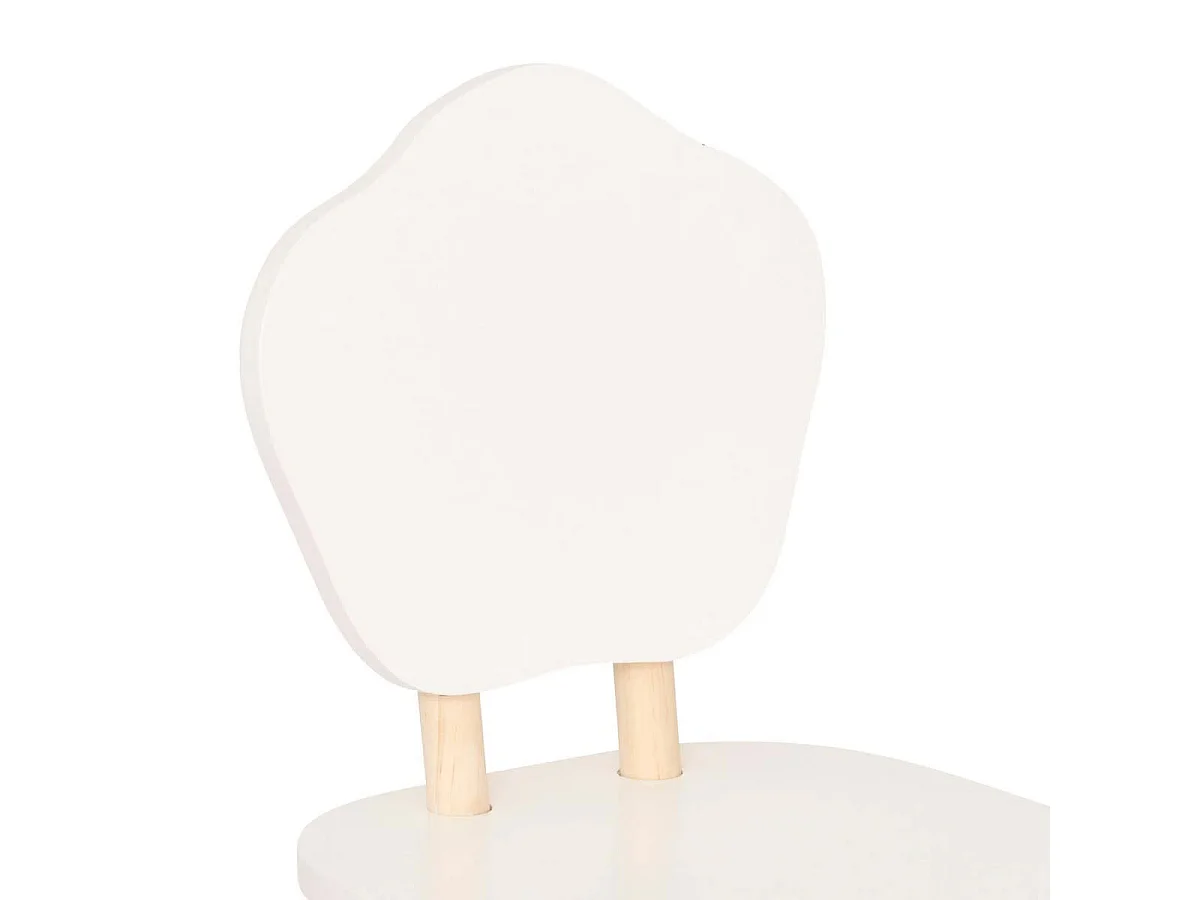 Chaise Enfant "Douceur" 47cm Blanc