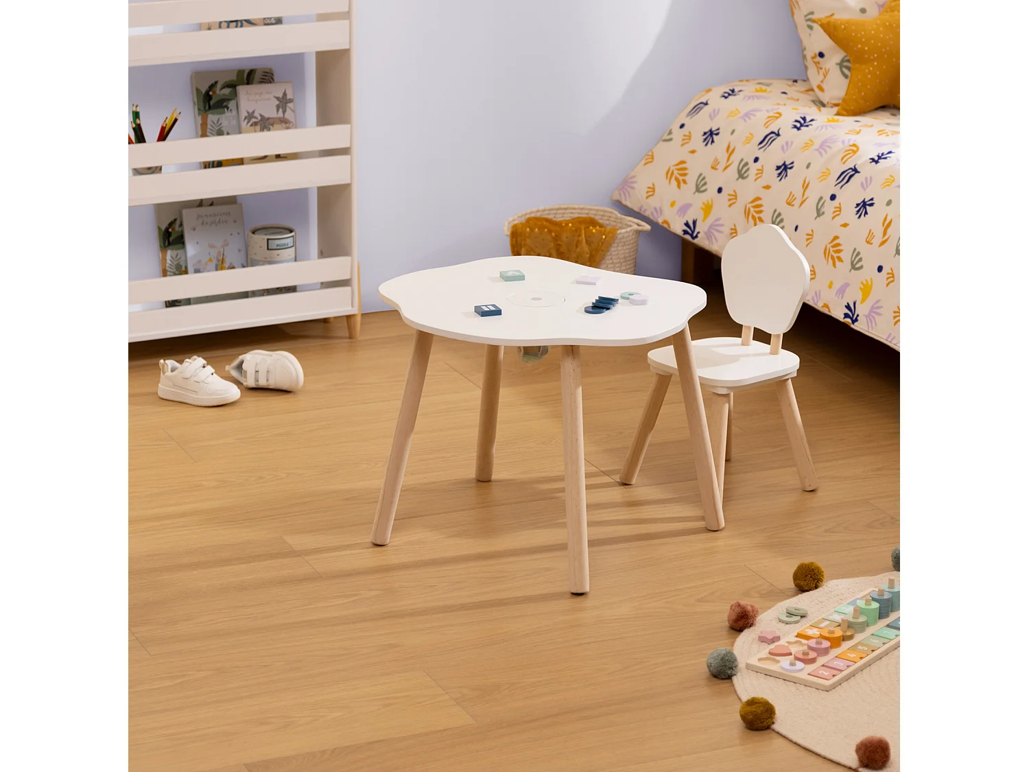 Chaise Enfant "Douceur" 47cm Blanc