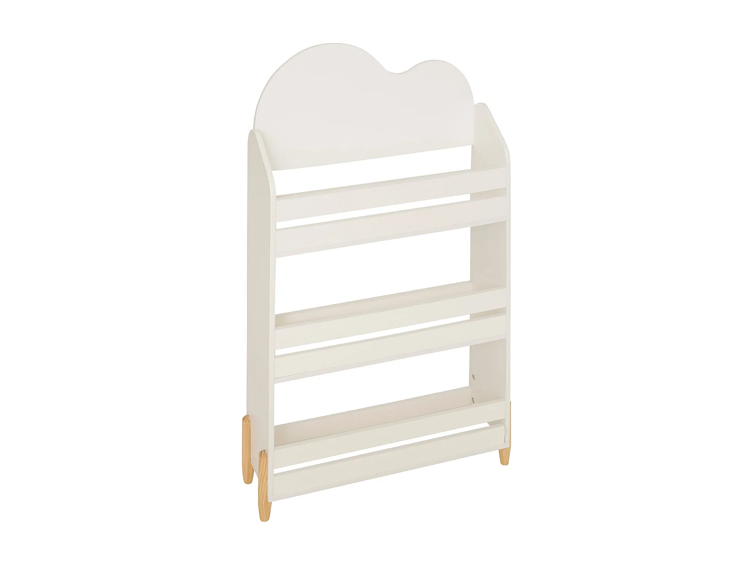 Bibliothèque Enfant "Douceur" 100cm Blanc