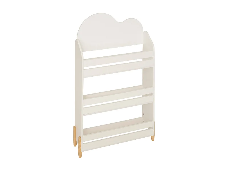 Bibliothèque Enfant "Douceur" 100cm Blanc