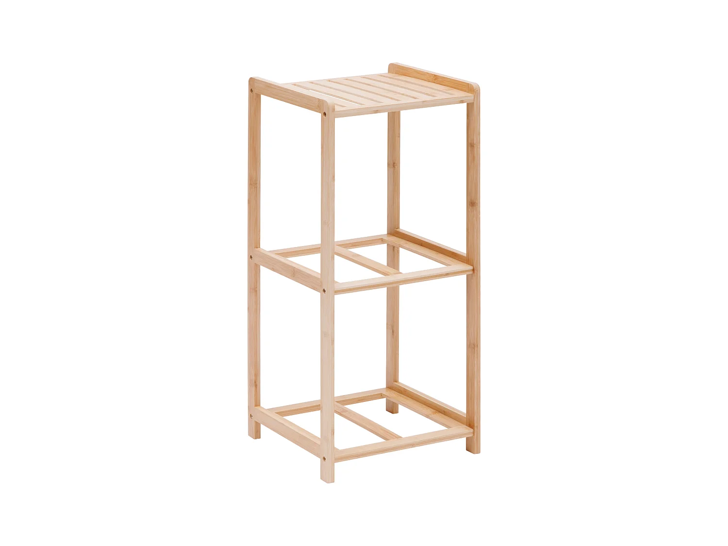 Étagère Salle de Bain 2 Niveaux "Tidy" 77cm Naturel