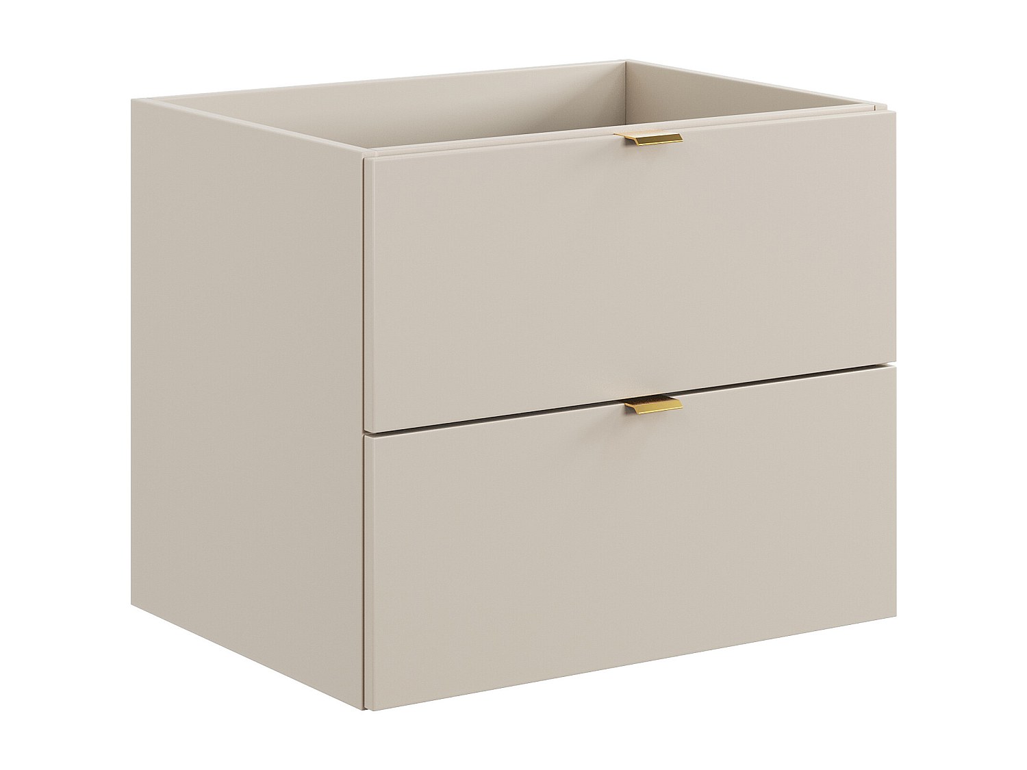 Hängender Waschtischunterschrank – Beige – 60 cm – LAVENA günstig online kaufen