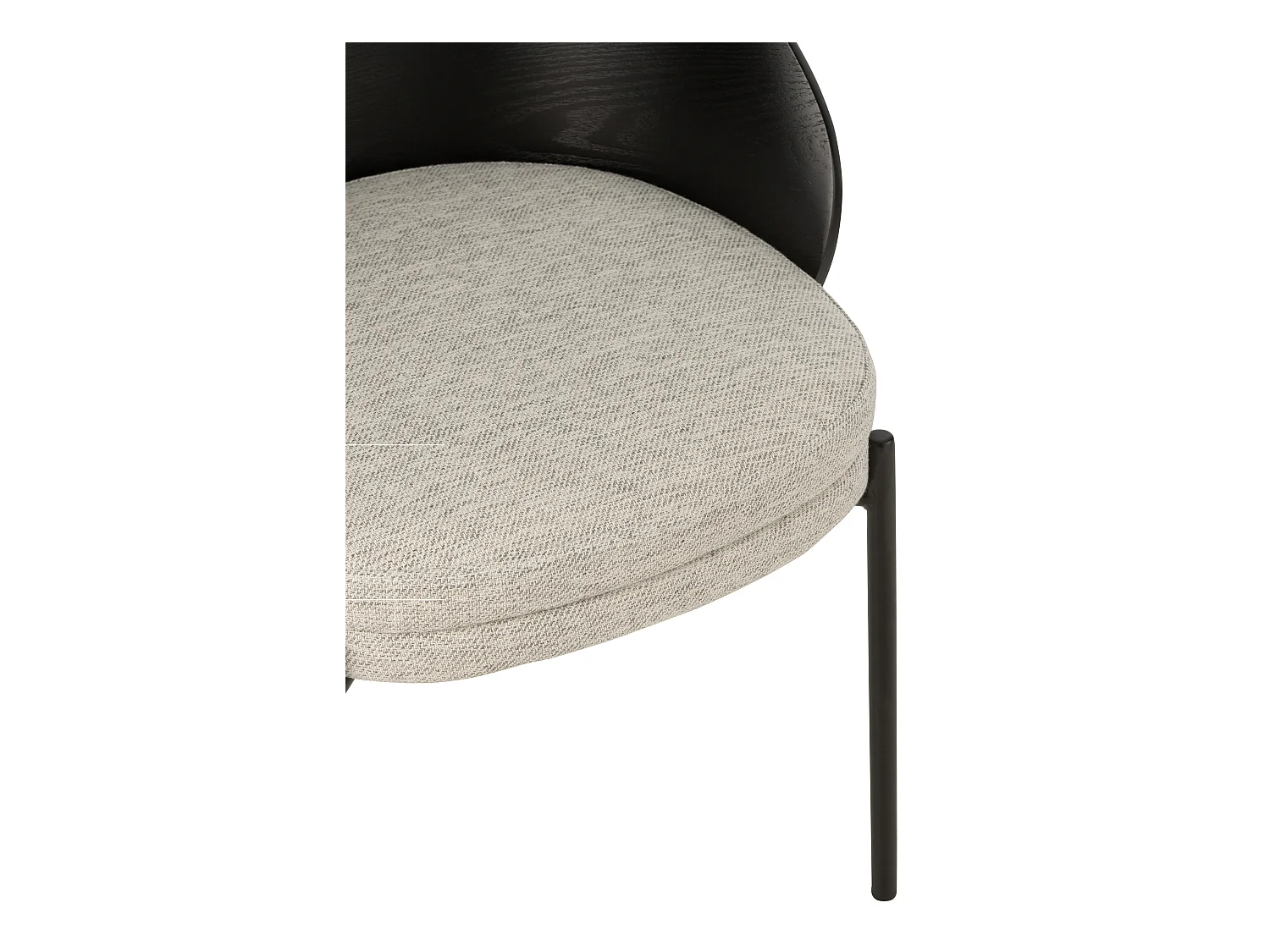 Silla LONE – Diseño moderno y comodidad duradera-Color Negro