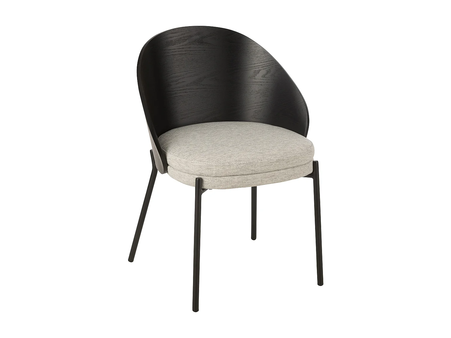 Chaise design bois et métal