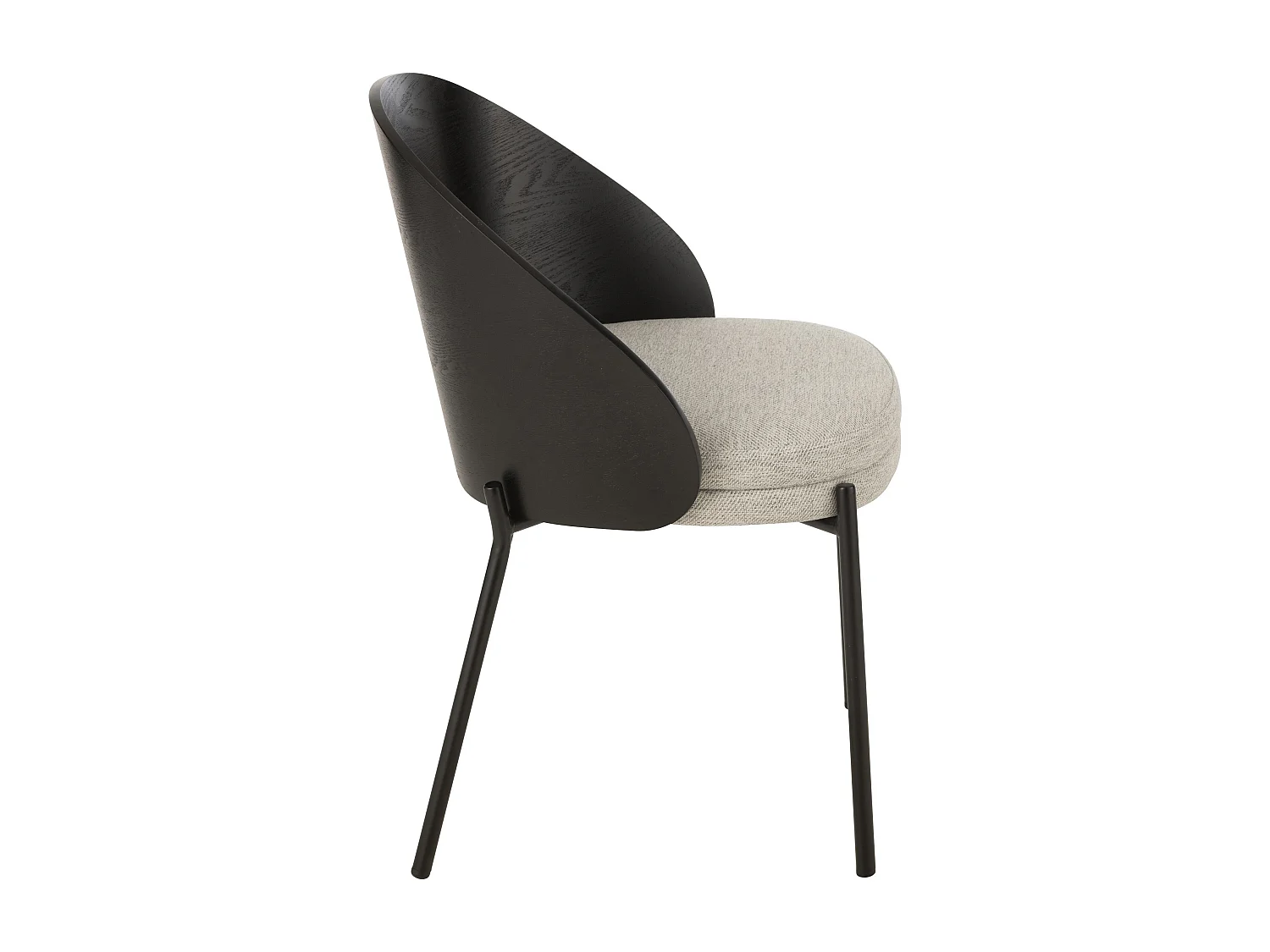 Chaise design bois et métal